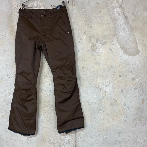 Orage Pants - Orage dark brown women’s ski winter snowboarding pants insulated small